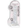 Real Rock Crystal Gode Crystal Clear 19 x 4.5cm Transparent